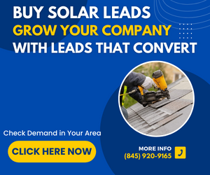 Buy Solar Leads